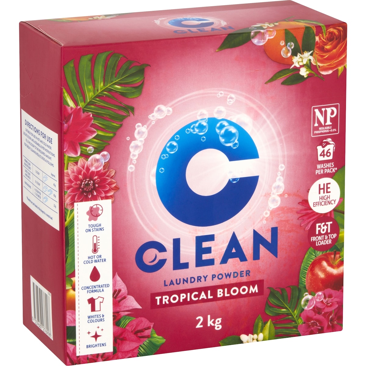 Clean Laundry Powder Tropical Bloom 2kg