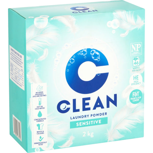 Clean Laundry Powder Sensitive 2kg