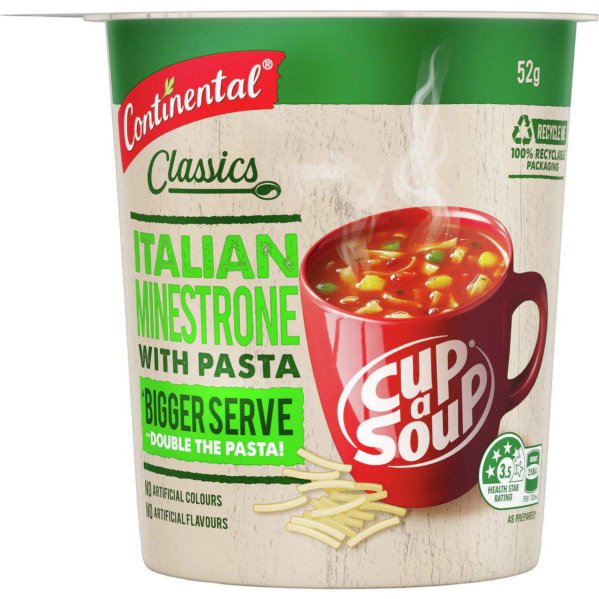 Continental Classics Cup-a-soup Italian Minestrone Bigger Serve 52g