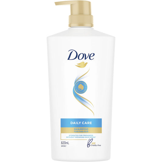 Dove Daily Care Shampoo With Lightweight Technology 820ml