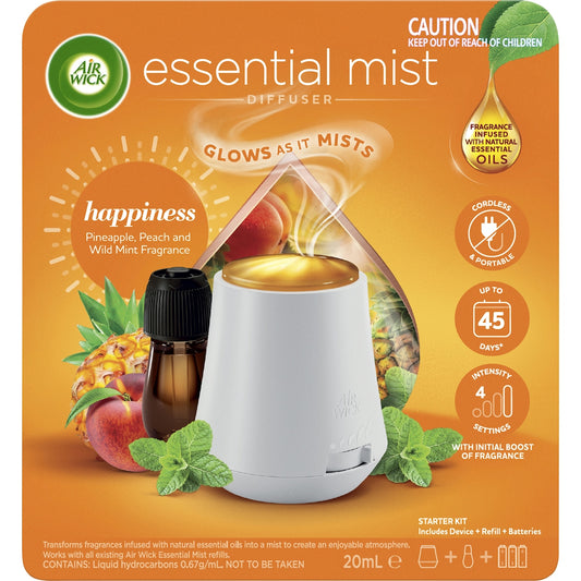 Air Wick Essential Mist Happiness Pineapple Diffuser 20ml