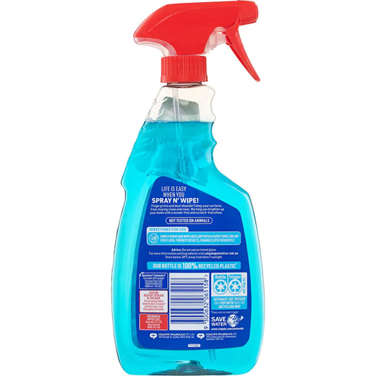 Ajax Spray & Wipe Glass Cleaner Trigger Spray 500ml