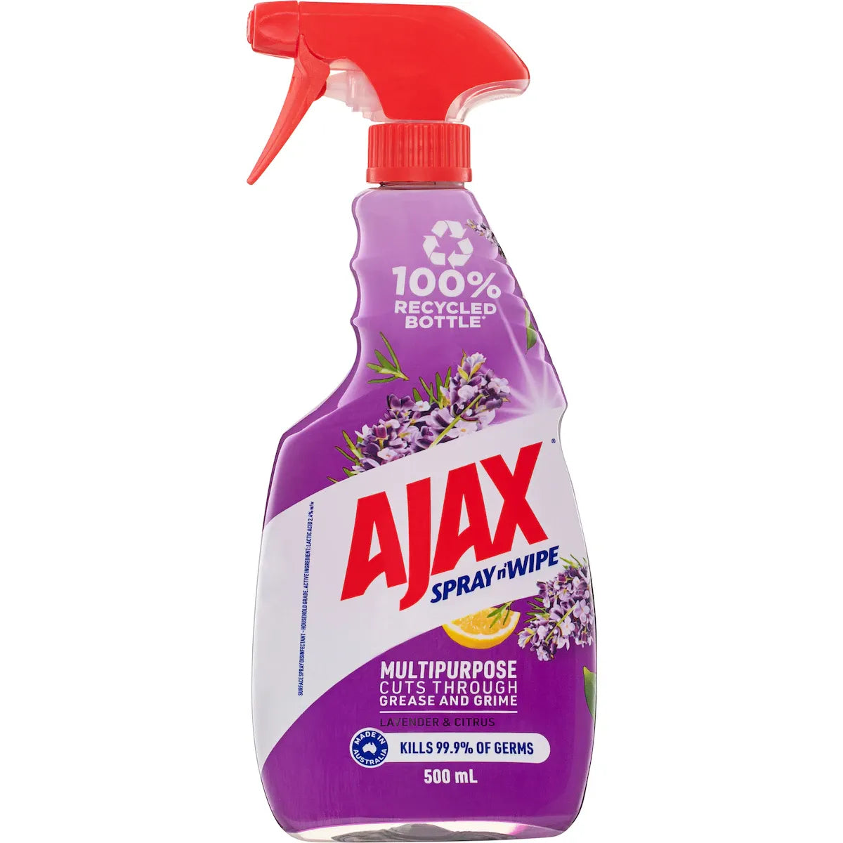 Ajax Spray & Wipe Multipurpose Lavender & Citrus Trigger 500ml