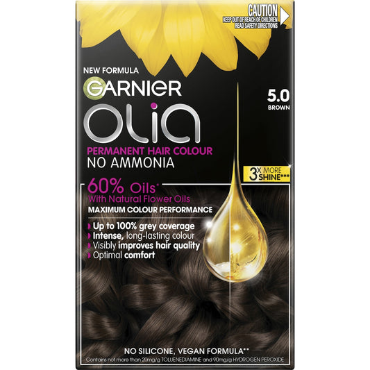 Garnier Olia Permanent Hair Colour Brown Each