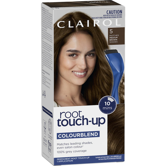 Clairol Root Touch Up Permanent 5 Medium Brown Hair Colour Each