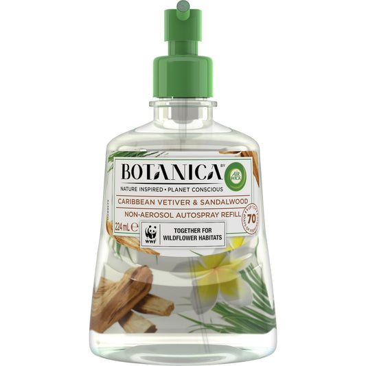 Air Wick Botanica Vetiver & Sandalwood Automatic Air Freshener Refill 224ml