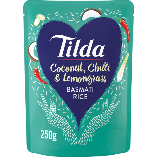 Tilda Microwave Coco Chilli & Lemongrass Rice 250g