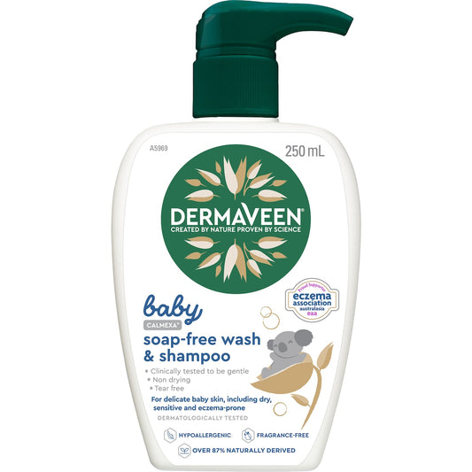 Dermaveen Baby Calmexa Soap-free Wash & Shampoo 250ml