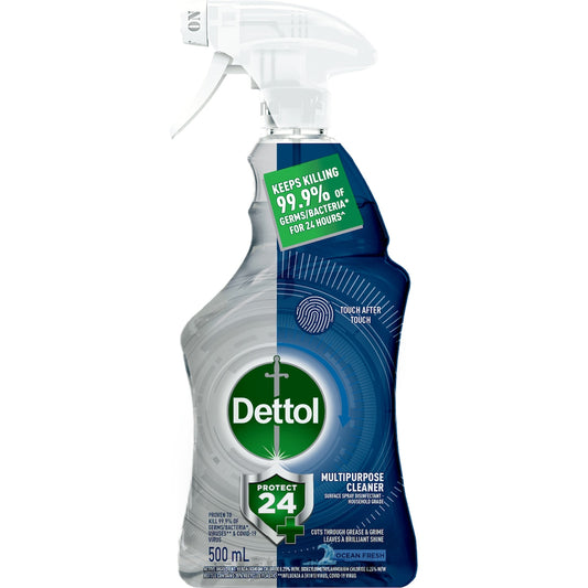 Dettol Protect 24 Hour Multipurpose Cleaning Spray Ocean Fresh 500ml