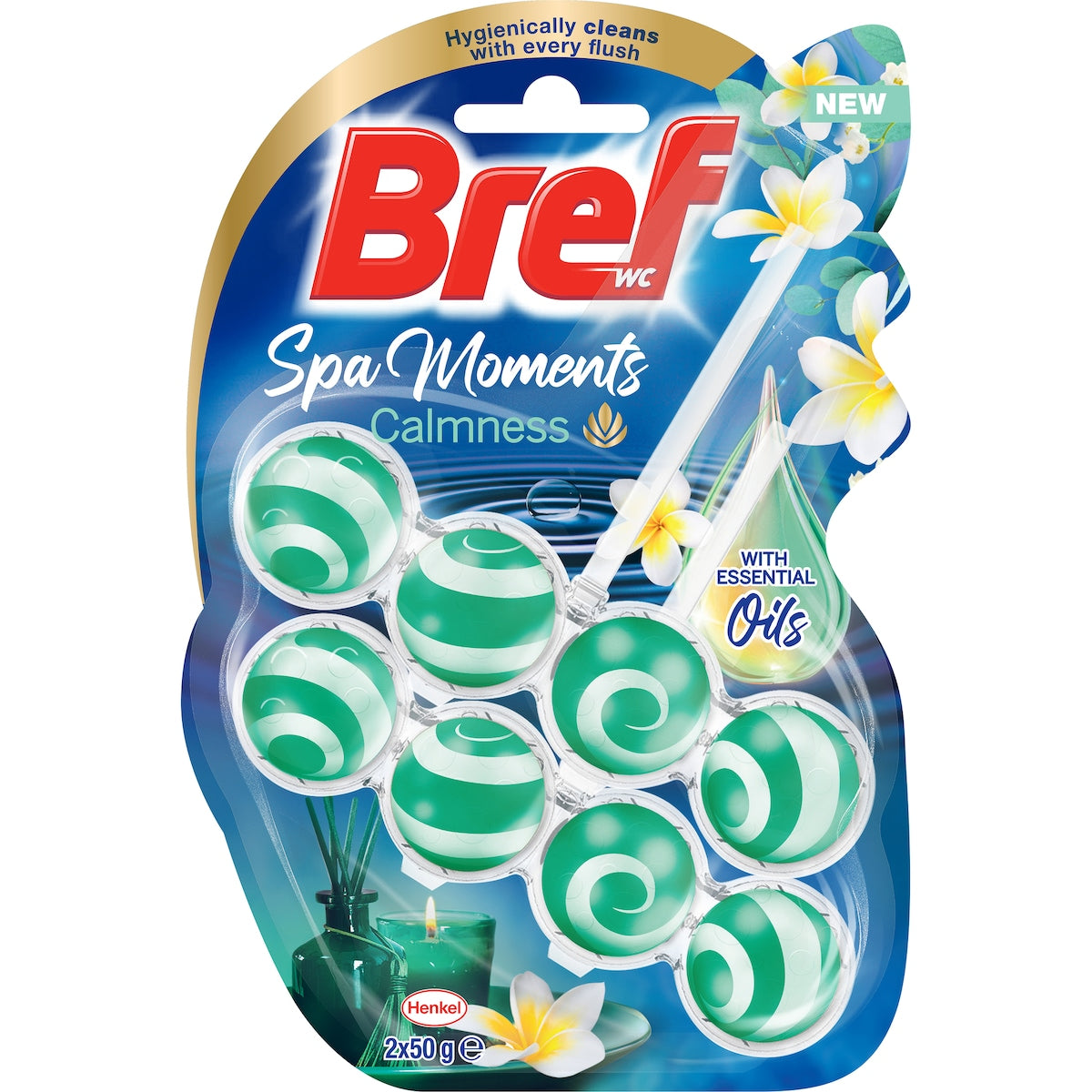 Bref Spa Moments Calmness Toilet Cleaner Block 50g X 2 Pack