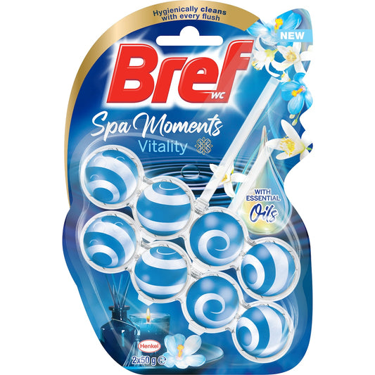 Bref Spa Moments Vitality Toilet Cleaner Block 50g X 2 Pack