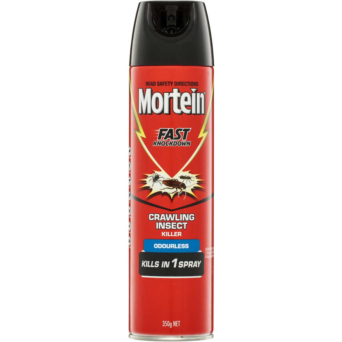 Mortein Fast Knockdown Odourless Crawling Insect Spray 350g