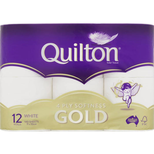 Quilton Gold Toilet Paper 12 Pack