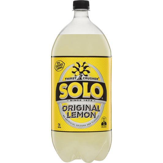 Solo Thirst Crusher Original Lemon Soft Drink Bottle 2l