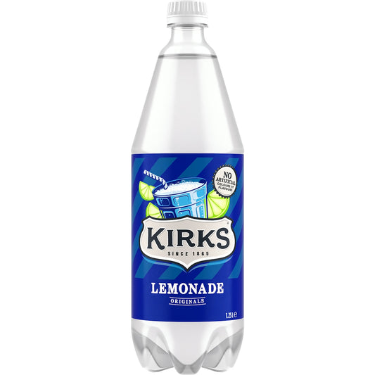 Kirks Lemonade Soft Drink Bottle 1.25l