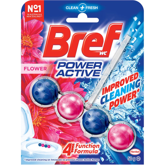 Bref Power Active Flower Toilet Cleaner Block 50g