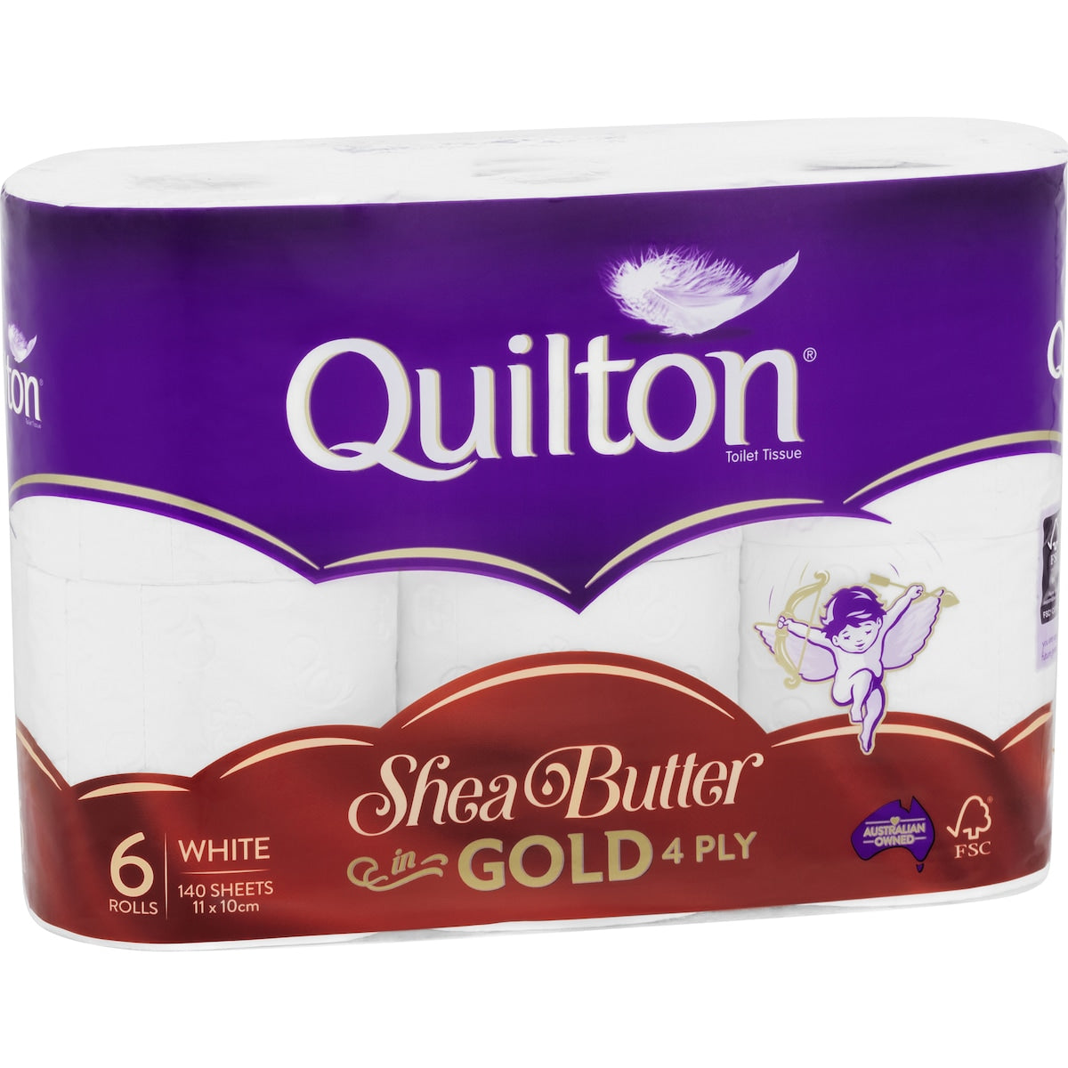 Quilton Toilet Paper Shea Butter 6 Pack