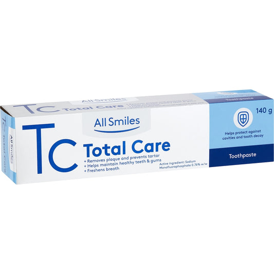 All Smiles Total Care Toothpaste 140g