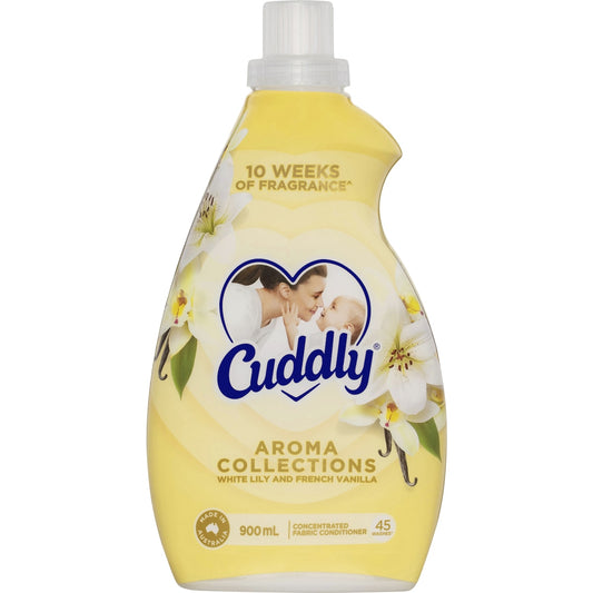 Cuddly Ultra Fabric Softener White Lily & Frnch Van 900ml