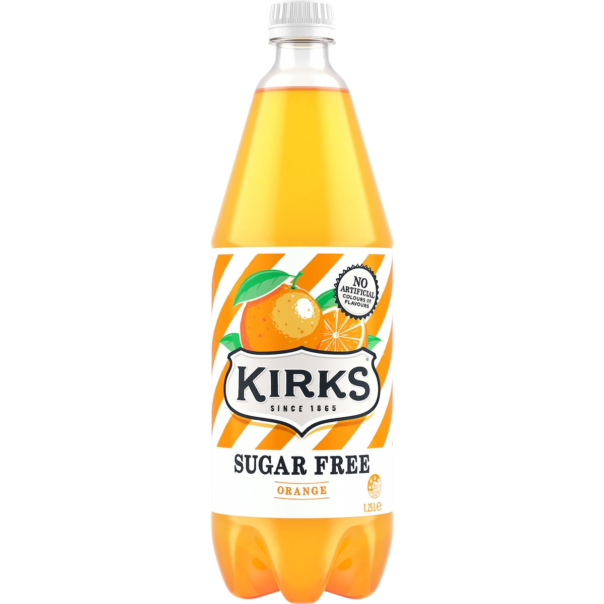 Kirks Orange Sugar Free 1.25l