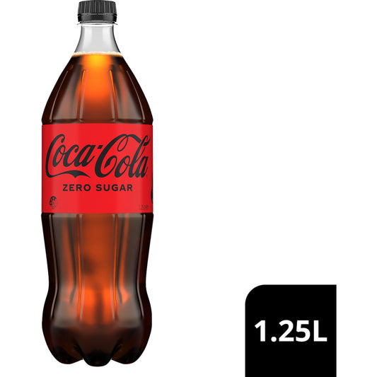 Coca - Cola Zero Sugar Soft Drink Bottle 1.25l