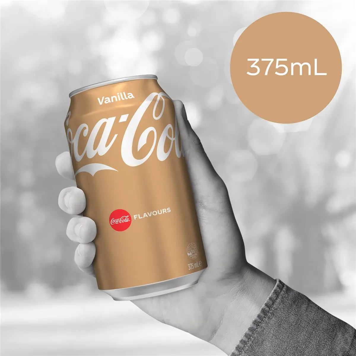 Coca - Cola Vanilla Soft Drink Multipack Cans 375ml X 10 Pack