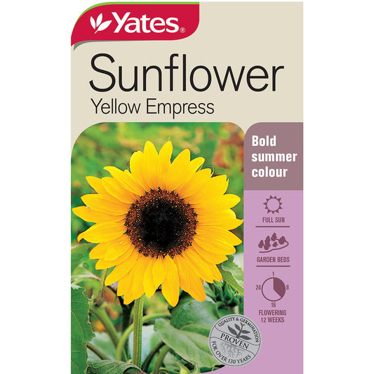 Yates Sunflower Yellow Empress Seeds Each