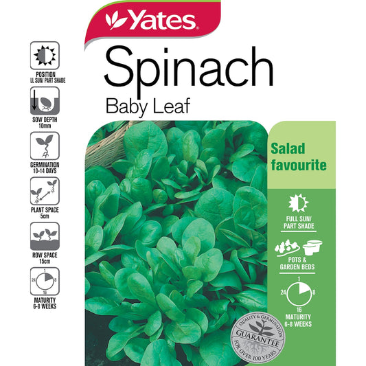 Yates Spinach Baby Leaf 0.8 G