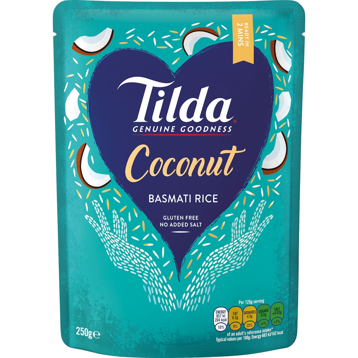 Tilda Microwave Coconut Basmati Rice 250g