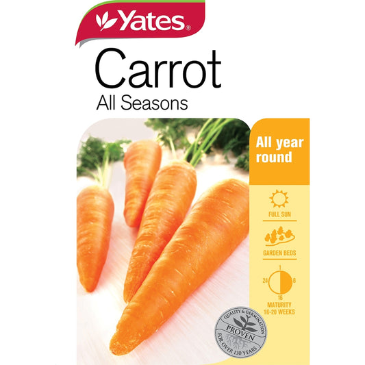 Yates Carrot All Seasons Seeds 1.3 G