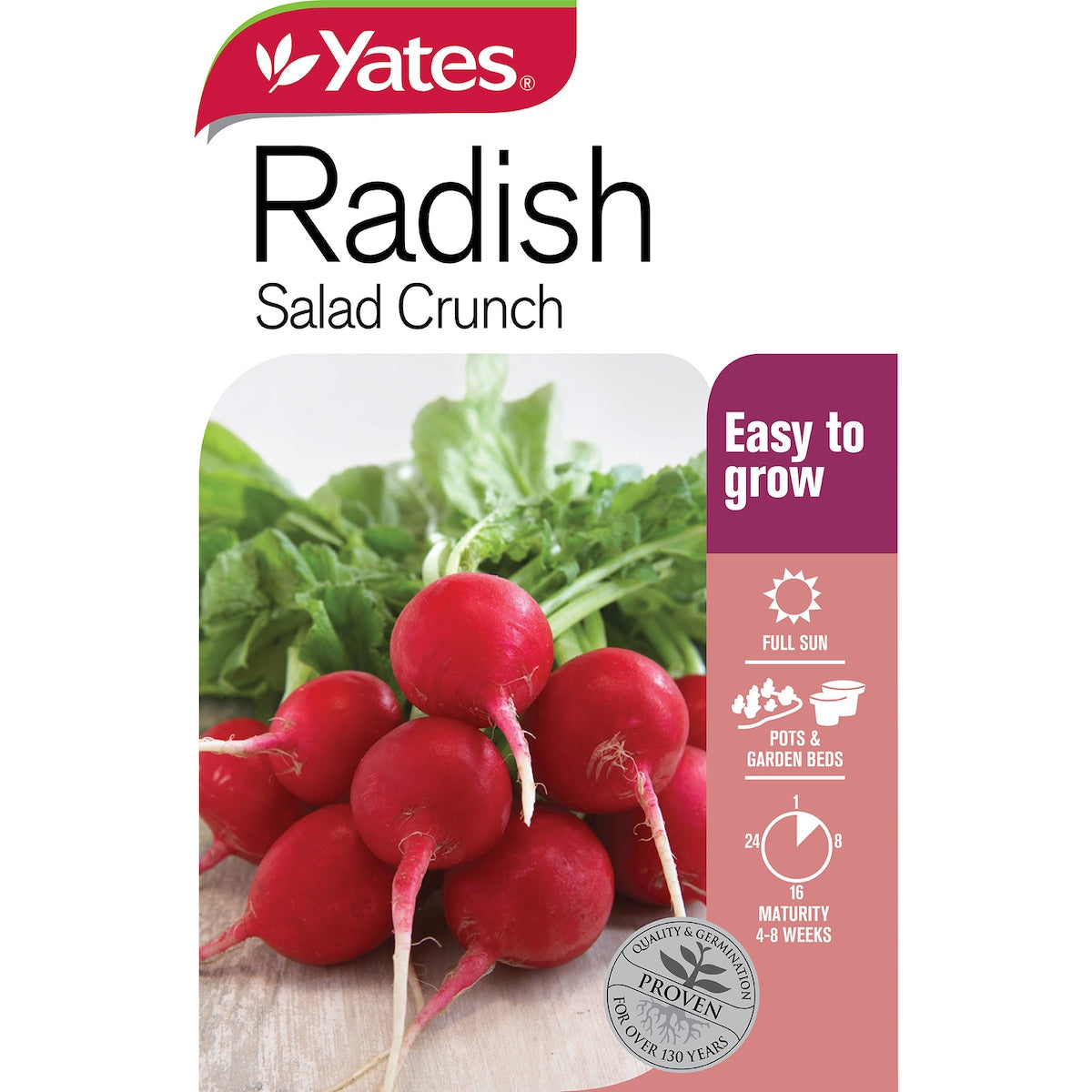 Yates Radish Salad Crunch Seeds 2g