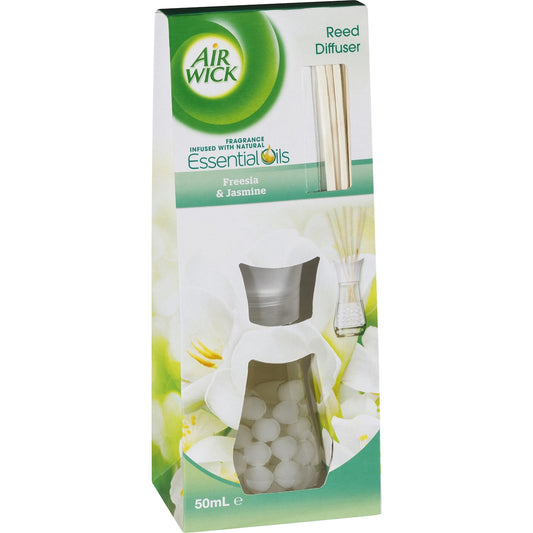 Air Wick Essential Oils Freesia & Jasmine Reed Diffuser 50ml