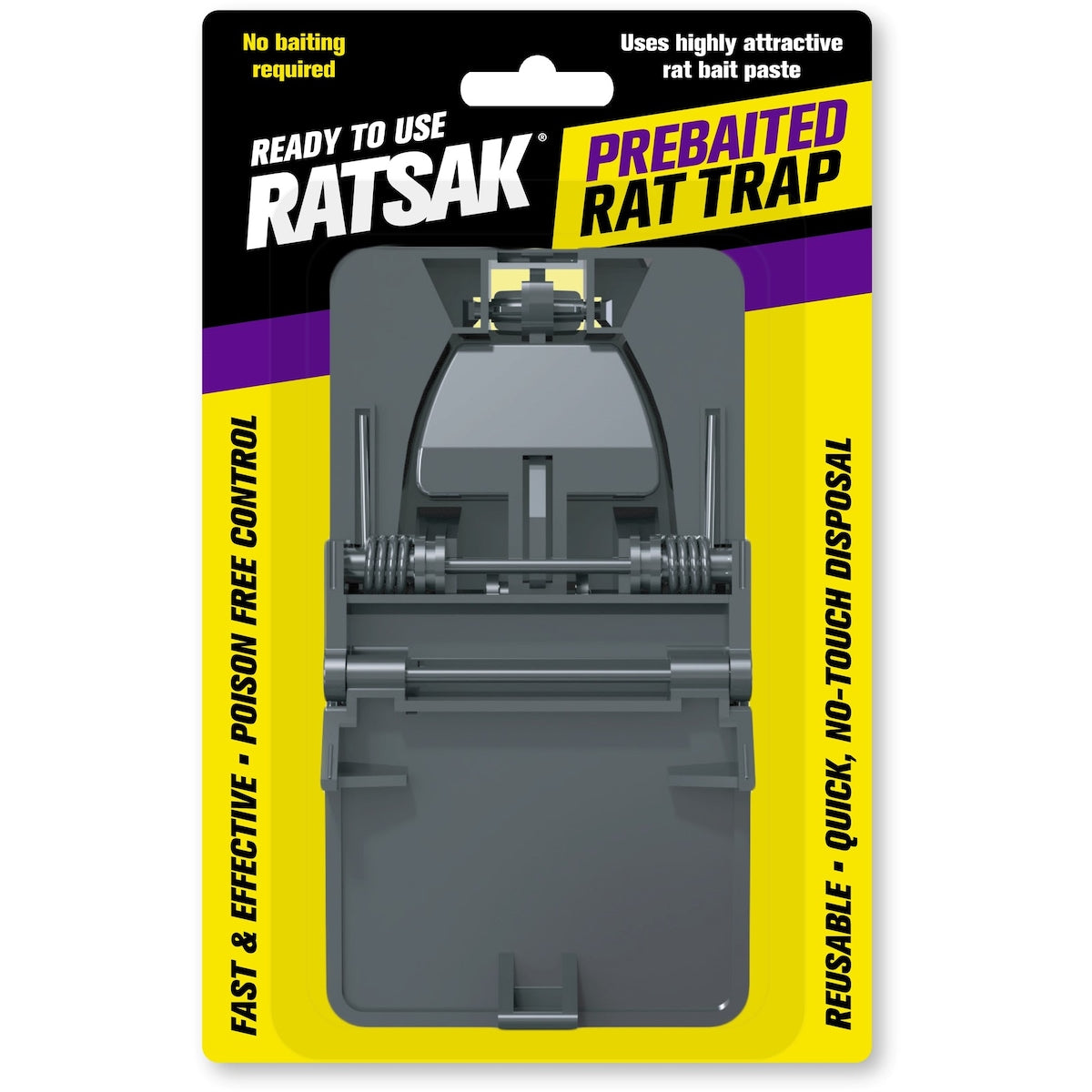 Ratsak Pre Baited Rat Trap Each