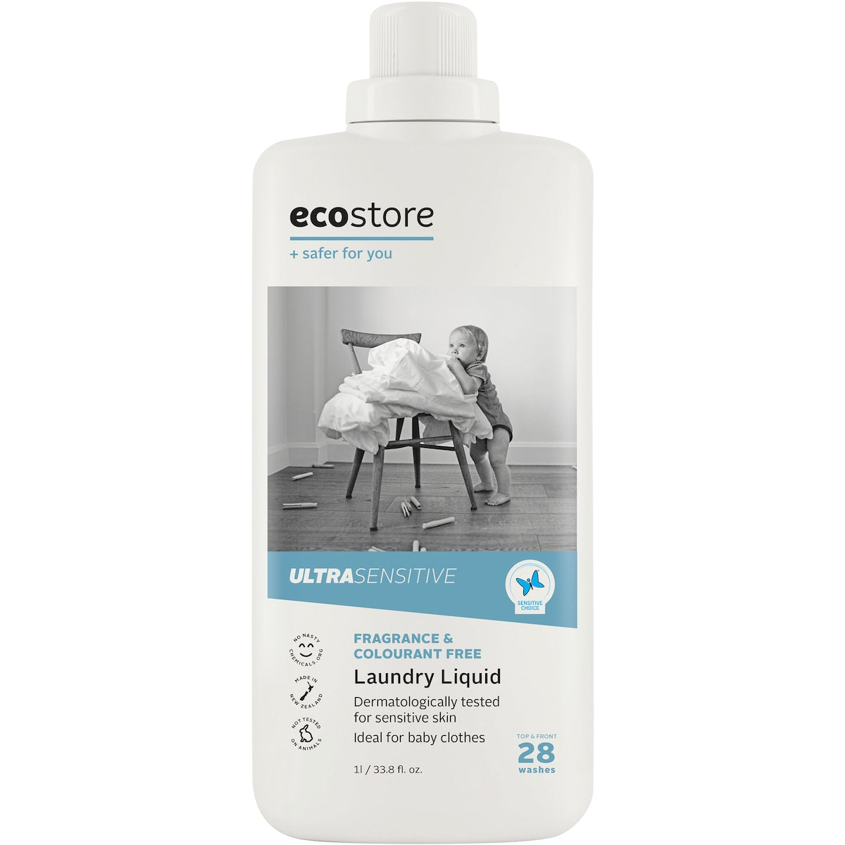 Ecostore Ultra Sensitive Fragrance Free Laundry Liquid 1l