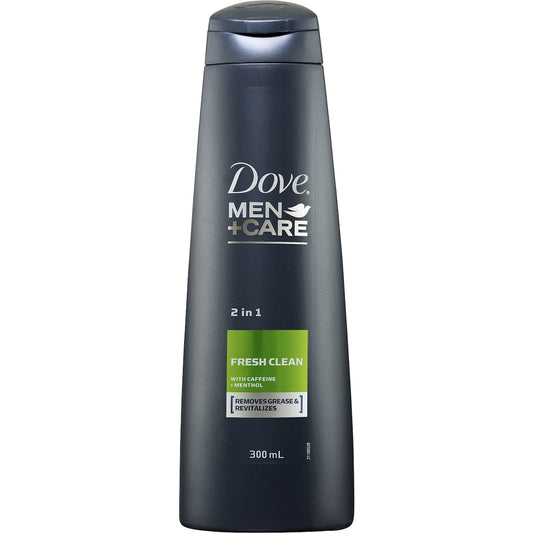 Dove Men+care Shampoo & Conditioner Fresh Clean 2 In 1 300ml