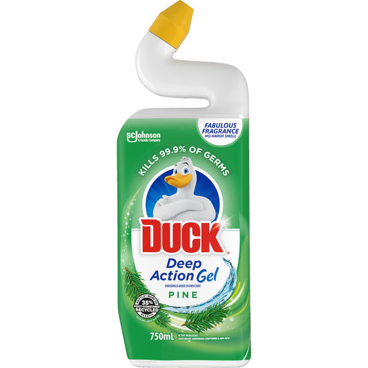 Duck Deep Action Gel Toilet Cleaner Pine 750ml