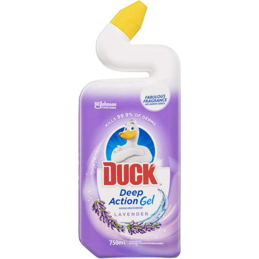 Duck Deep Action Gel Toilet Cleaner Lavender 750ml