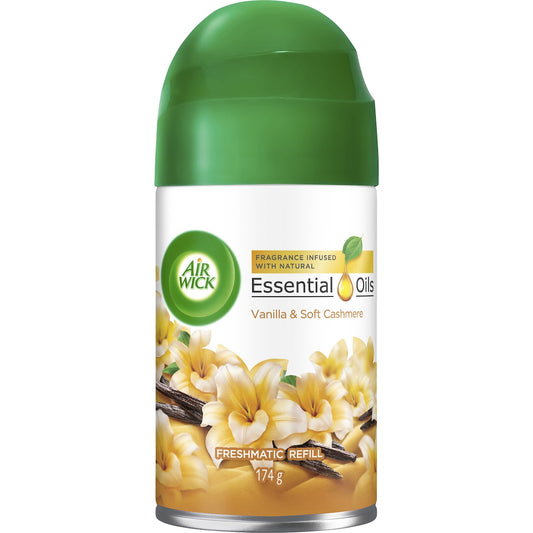 Air Wick Essential Oils Freshmatic Vanilla Air Freshener Refill 174g