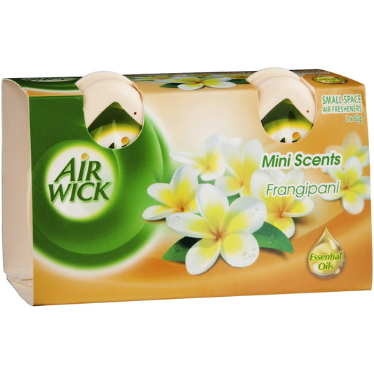 Air Wick Mini Scents Frangipani Decorative Air Fresheners 60g X 2 Pack