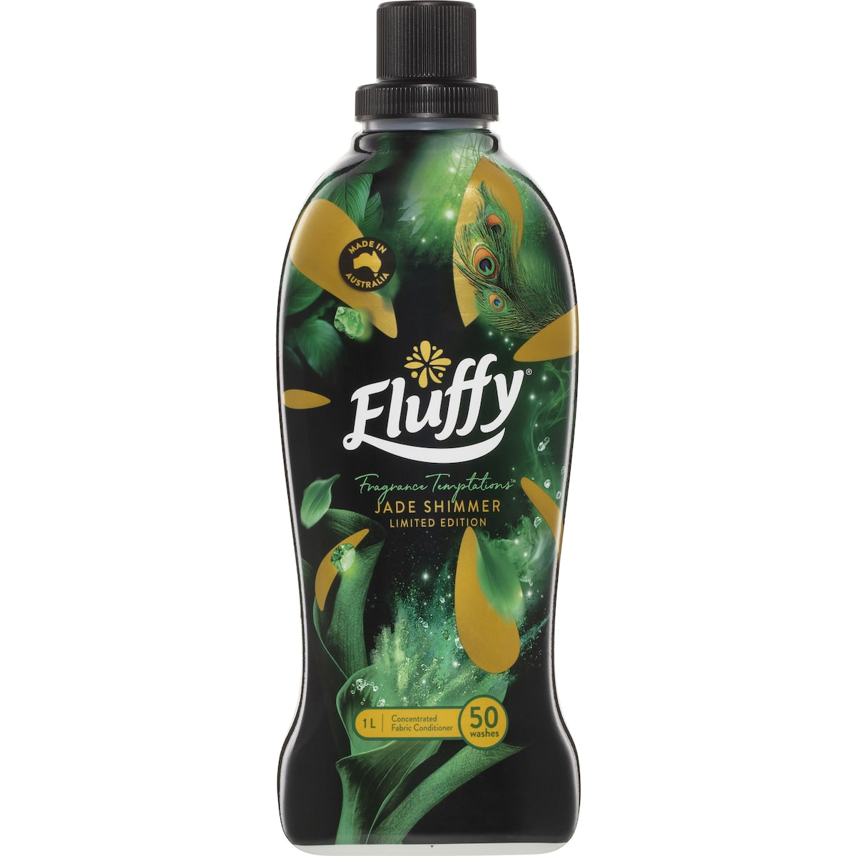 Fluffy Ultra Fabric Softener Jade Shimmer Ltd. Edition 1l