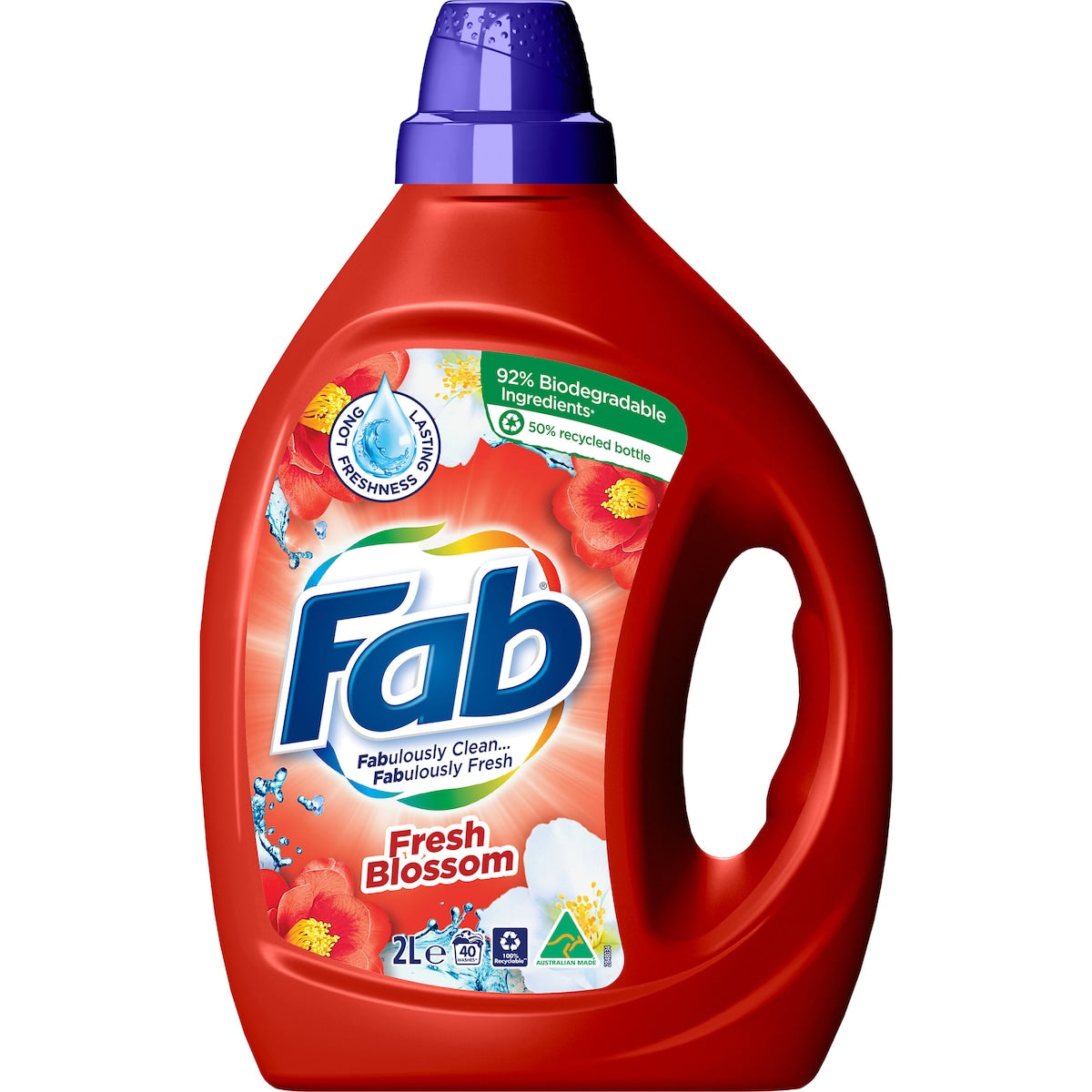 Fab Laundry Liquid Fresh Blossoms 2l