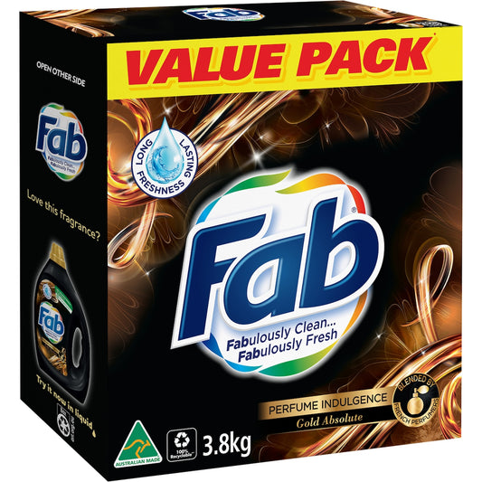 Fab Laundry Washing Powder Gold Absolute 3.8kg