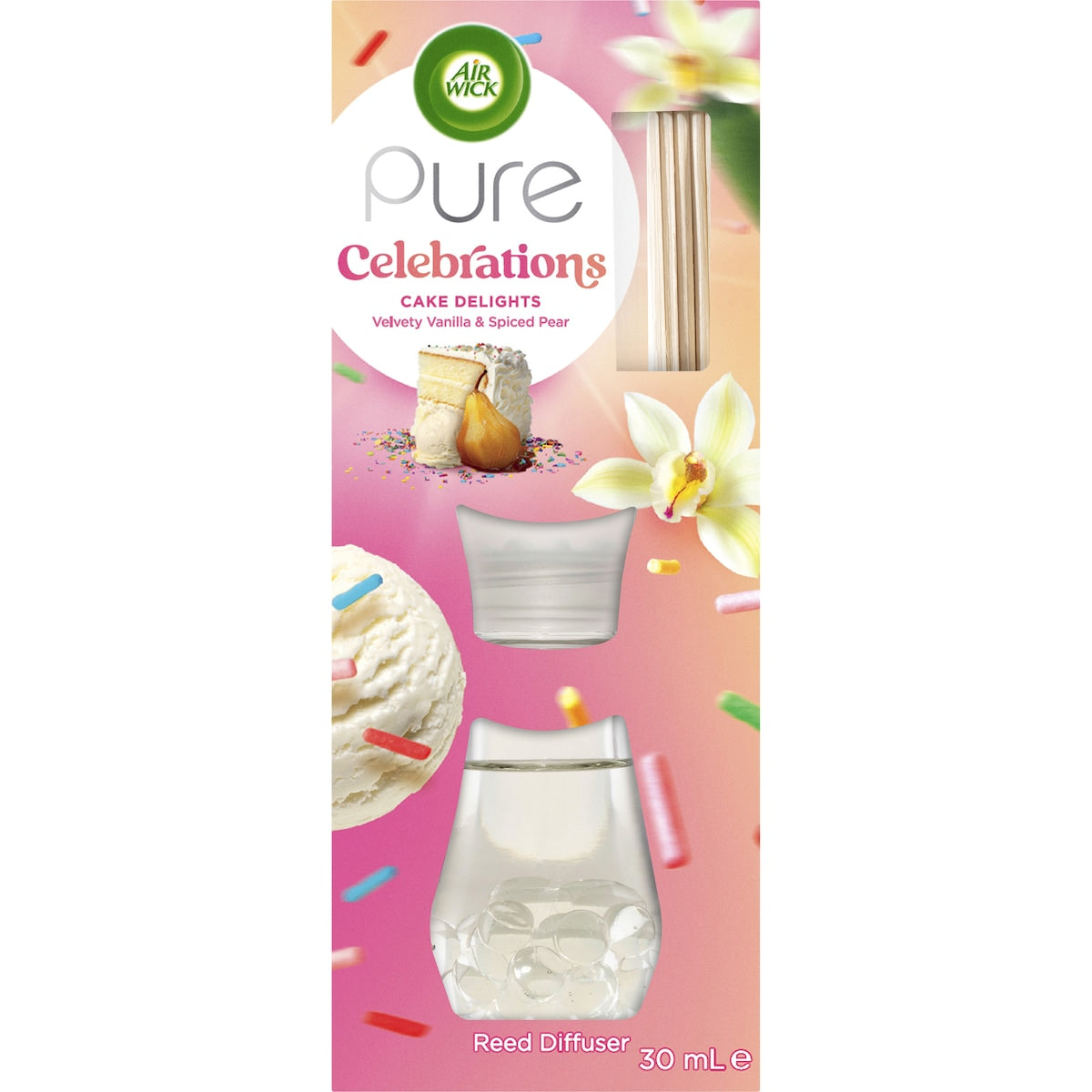 Air Wick Cake Delights Reed Diffuser 30ml