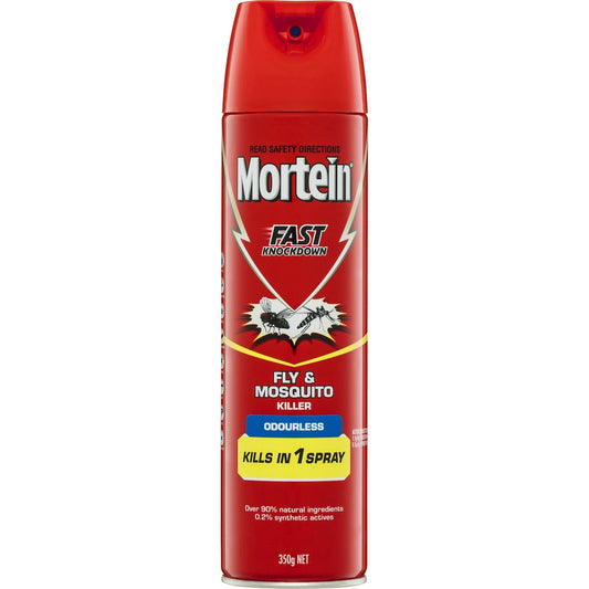 Mortein Odourless Flying Insect Spray 350g