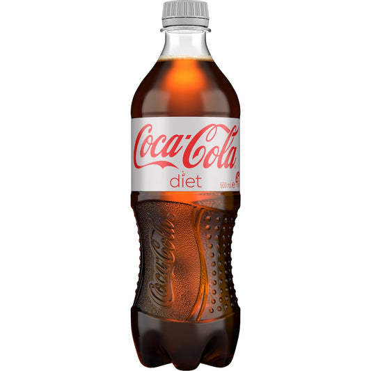 Coca - Cola Diet Soft Drink Bottle 600ml