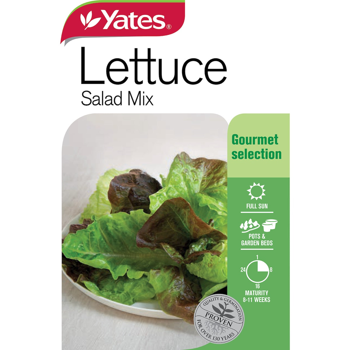 Yates Lettuce Salad Mix Seeds 0.5 G