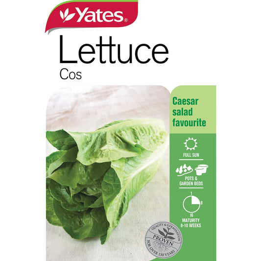 Yates Cos Lettuce Seeds 1g