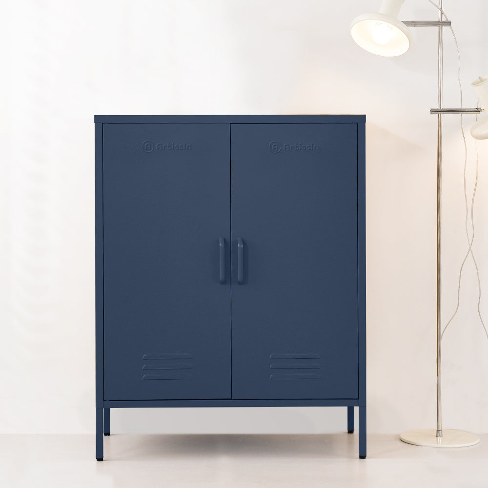 ArtissIn Buffet Sideboard Metal Cabinet - SWEETHEART Blue