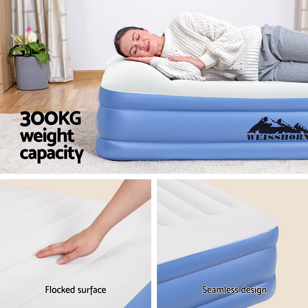 Weisshorn Air Mattress Queen Inflatable Bed 46cm Air bed