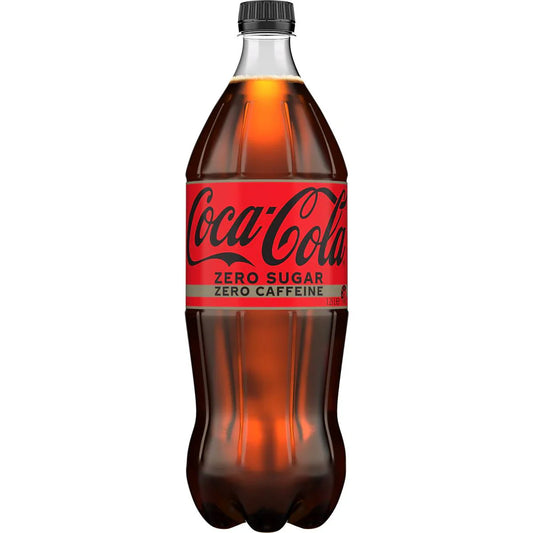 Coca - Cola Caffeine Free Zero Sugar Soft Drink Bottle 1.25l